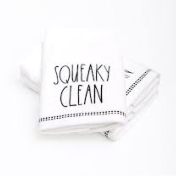 Rae Dunn “Squeaky Clean” Set of 2 - Picture 2 of 10